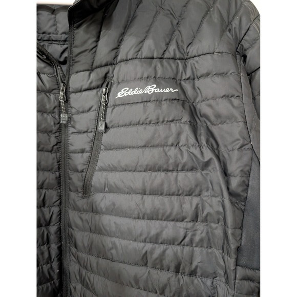 Eddie Bauer, Mens Large, First Ascent Storm Down 800 Lightweight Puffer, Black - Picture 4 of 8